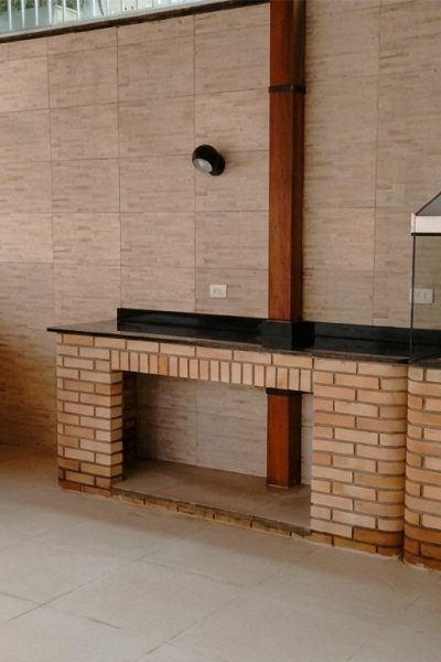 Área Externa Churrasqueira Frente Arch Genius Arquitetura